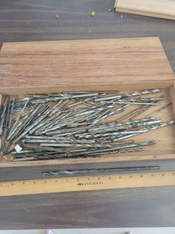 Drill Bits, (assorted sizes & lengths),6" to 10" lengths, $25  or best offer