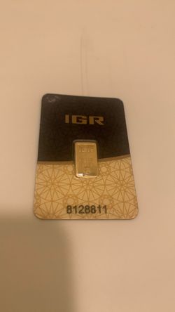 0.5g 24kt gold bar in assay lamination