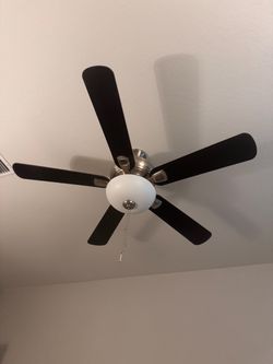 Ceiling Fan with Light and Pull Chain