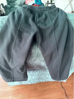 Girls black color wide leg sweat pants large size