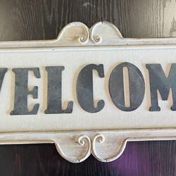 welcome sign