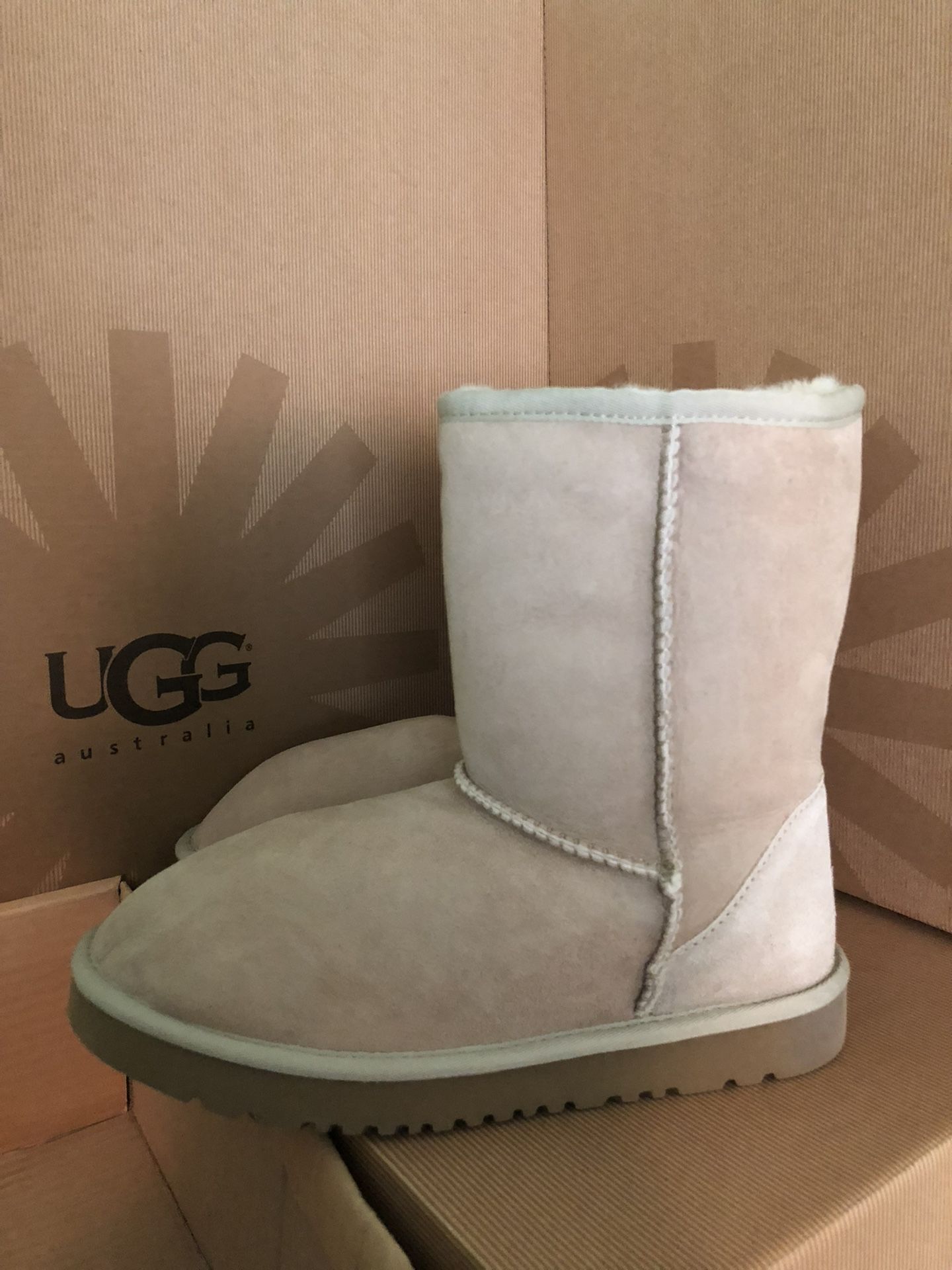 Ugg Fur Boots Sheepskin Leather