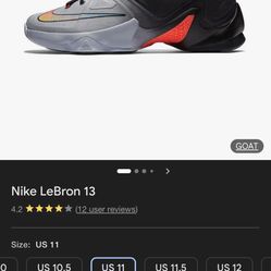 LeBron 13 Size 11 No Box 75$