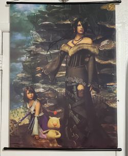 Final Fantasy X Vintage Cloth Wall Scroll