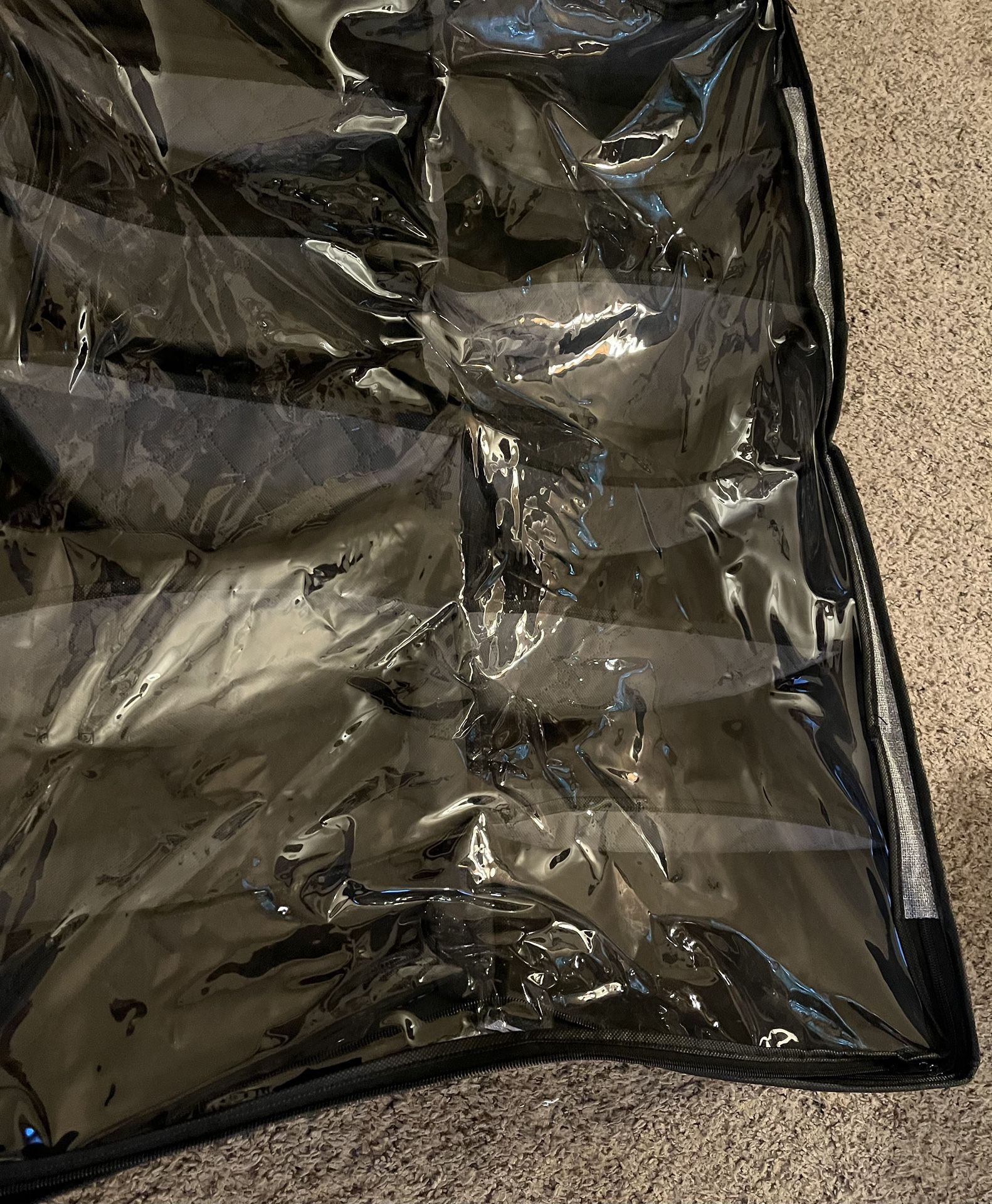 Cloth Under The Bed Divided Shoe Storage Container Bag With Zipper