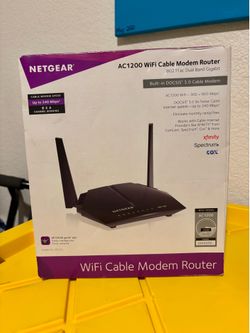 NETGEAR AC1600 Cable Modem & Wi-Fi Router Combo