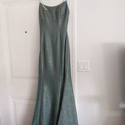 Gorgeous Sherri Hill Gown Dress Size 8 Blue 