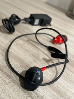 Bose wireless ear buds. (No rubber earpieces)