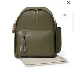 Skip Hop Greenwich Diaper BackPack Olive Green