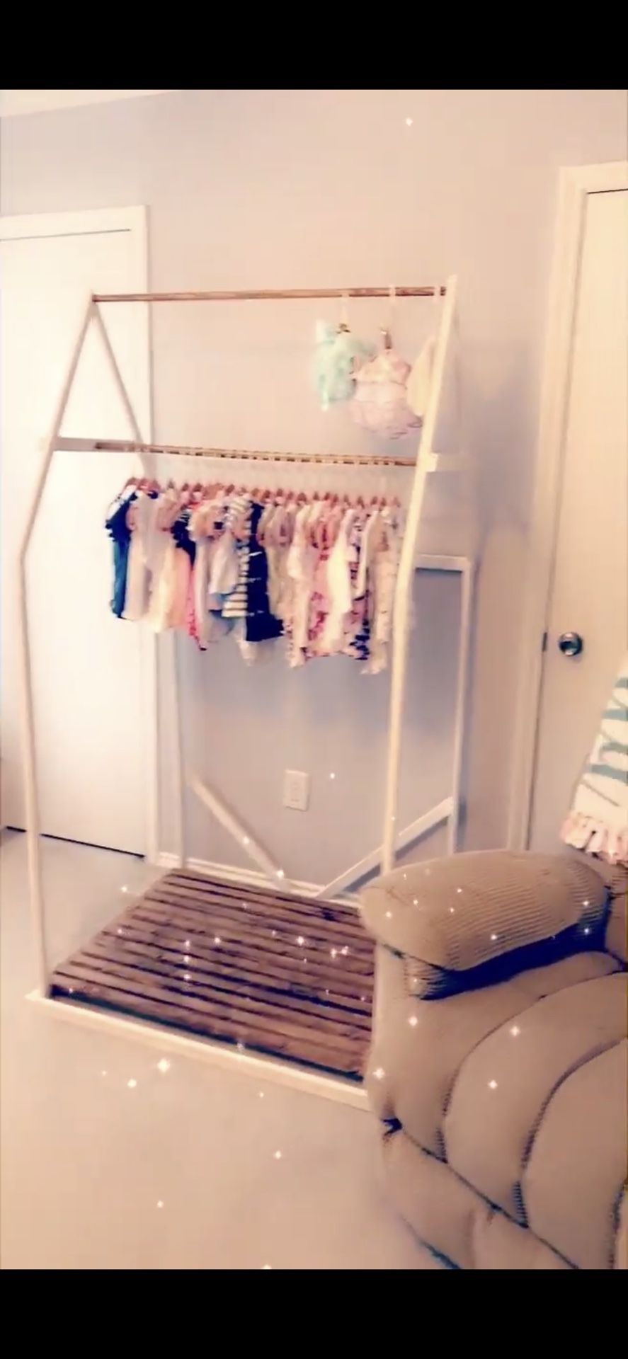 Baby Clothes Rack