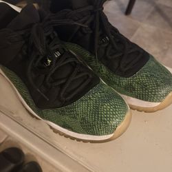 mens jordans green snake skins