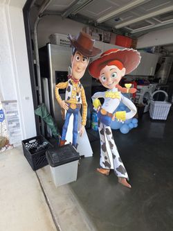 Toy Story Woody and Jessie Life-Size Cardboard Cutouts