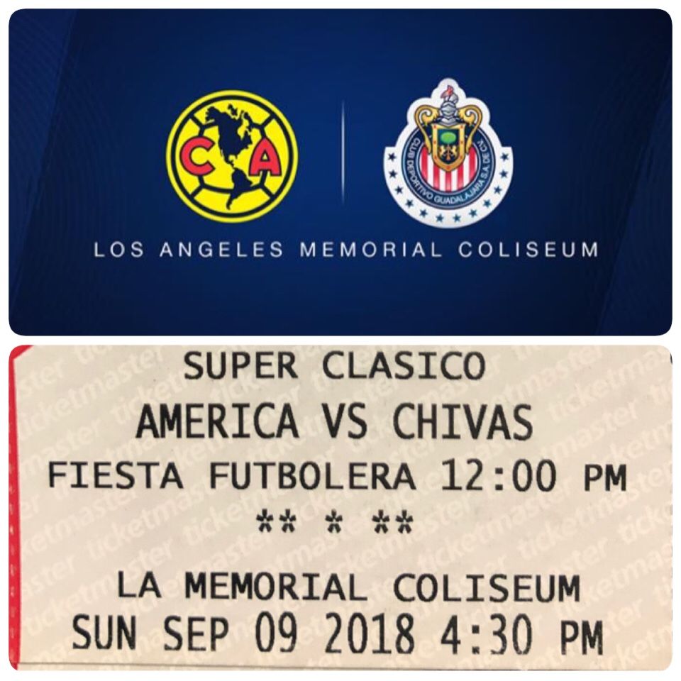 America vs Chivas En Los Ángeles ⚽️ Boletos Special