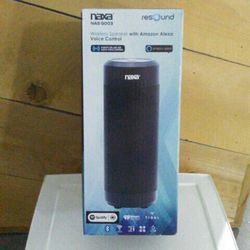 NAXA NAS-5003 Wireless Bluetooth Speaker with Alexa Voice Control