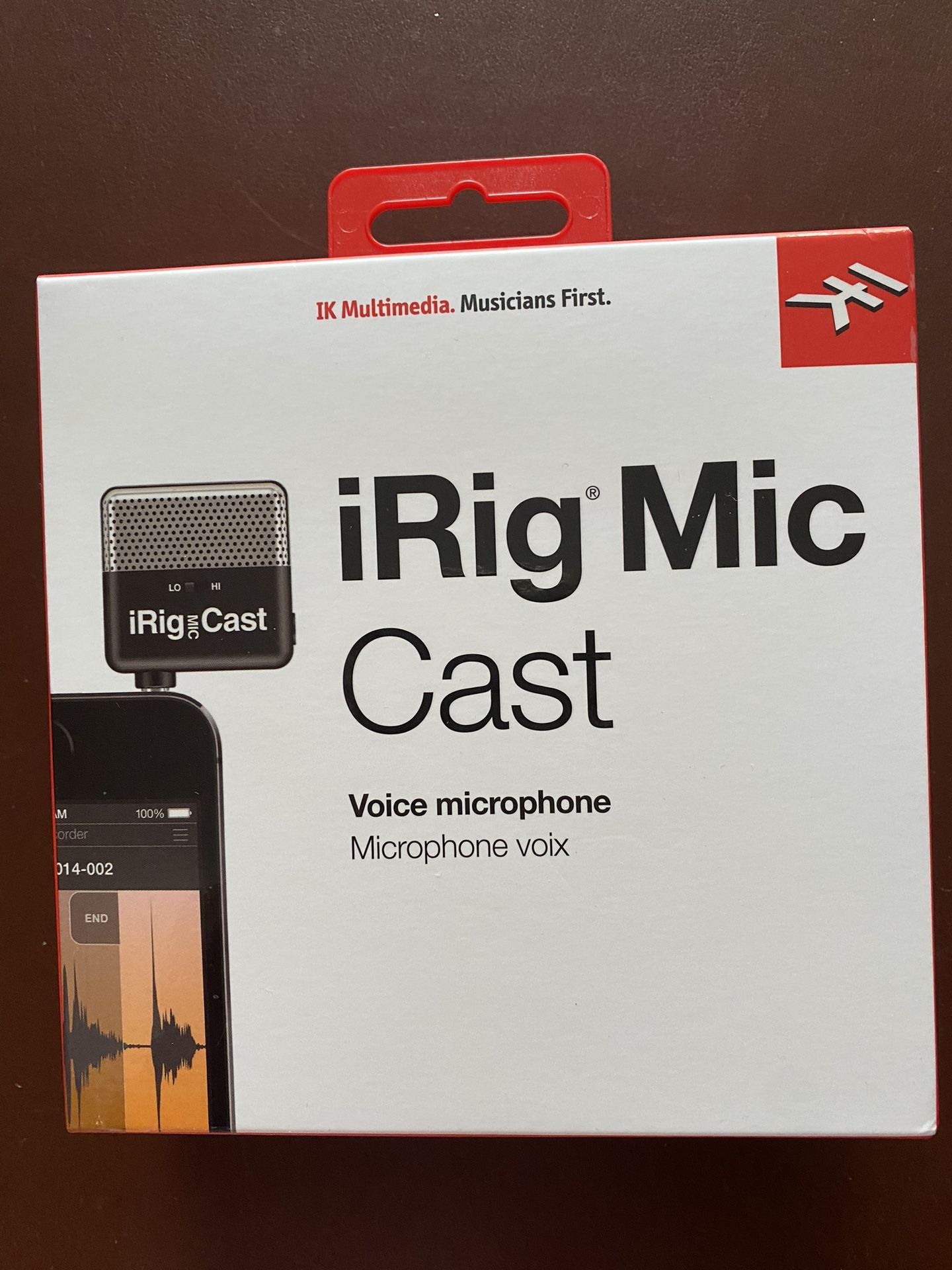 IRig Mic Cast Voice Mic