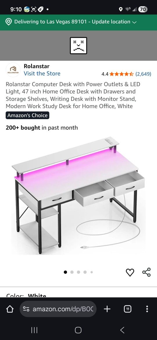 47 Inch Coumpter Desk