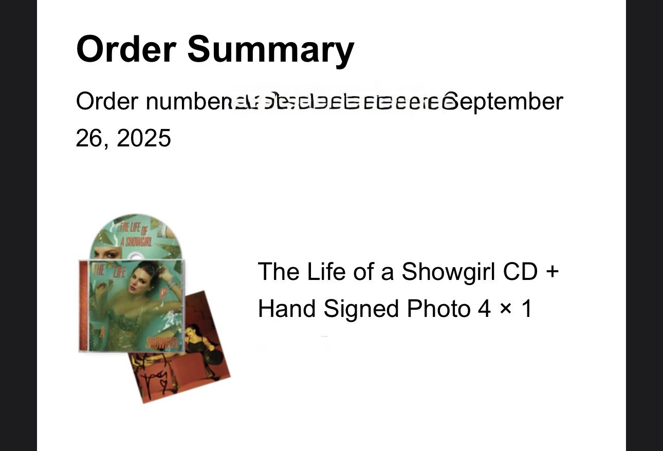 Taylor Swift Cd Signed With Photo 1 And 4