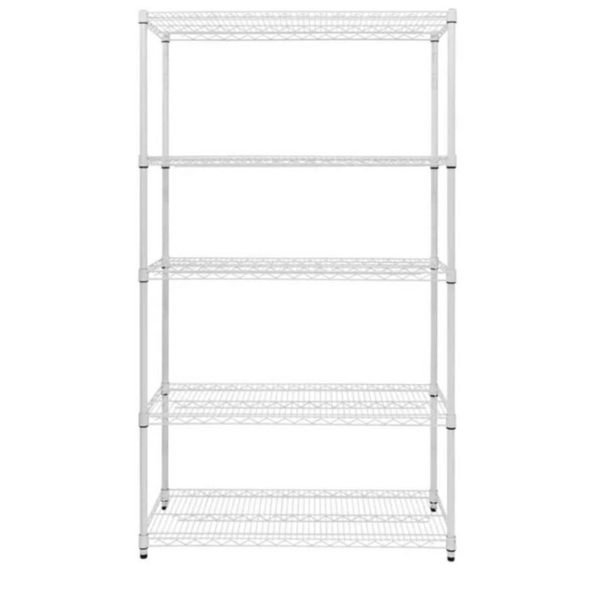White Metal Storage shelf 
