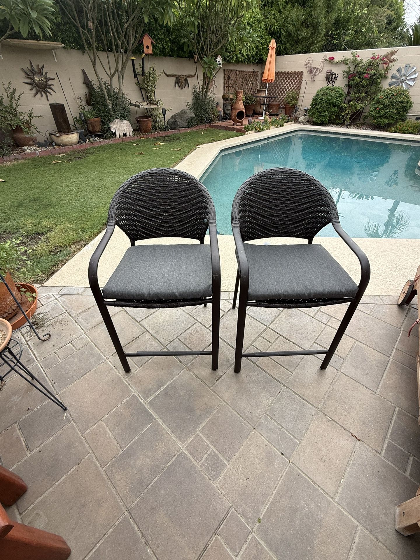 Bar Chairs, With Cushions