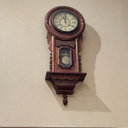 Antique Wall Clock Grandfather Clock