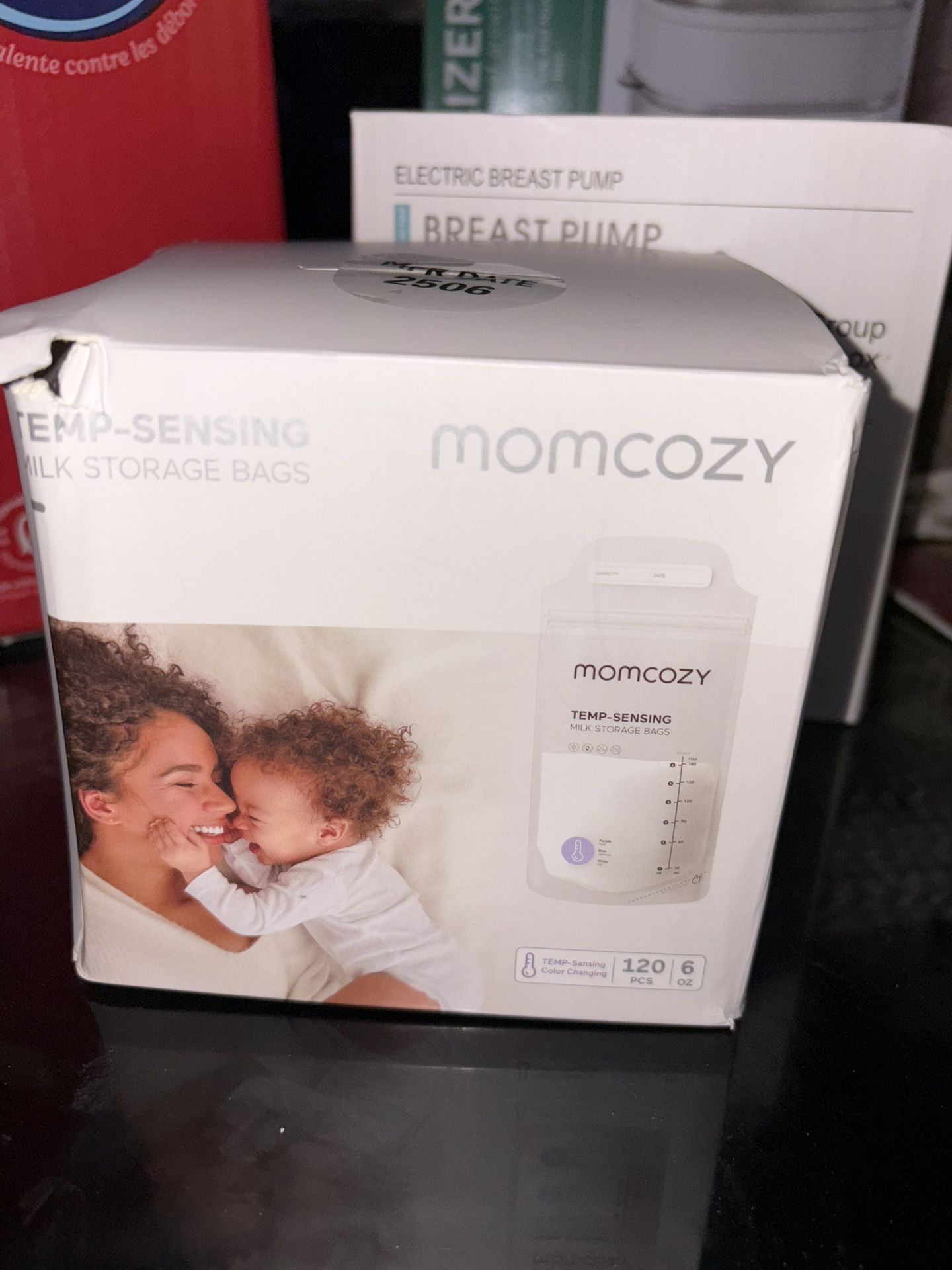 Bottle Sterilizer, Breast Pump, Milk Storage Bags ,Breast Milk Starter Set, Size 2 Huggies 148 Diaper Counts