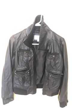 Xhiliration faux leather jacket