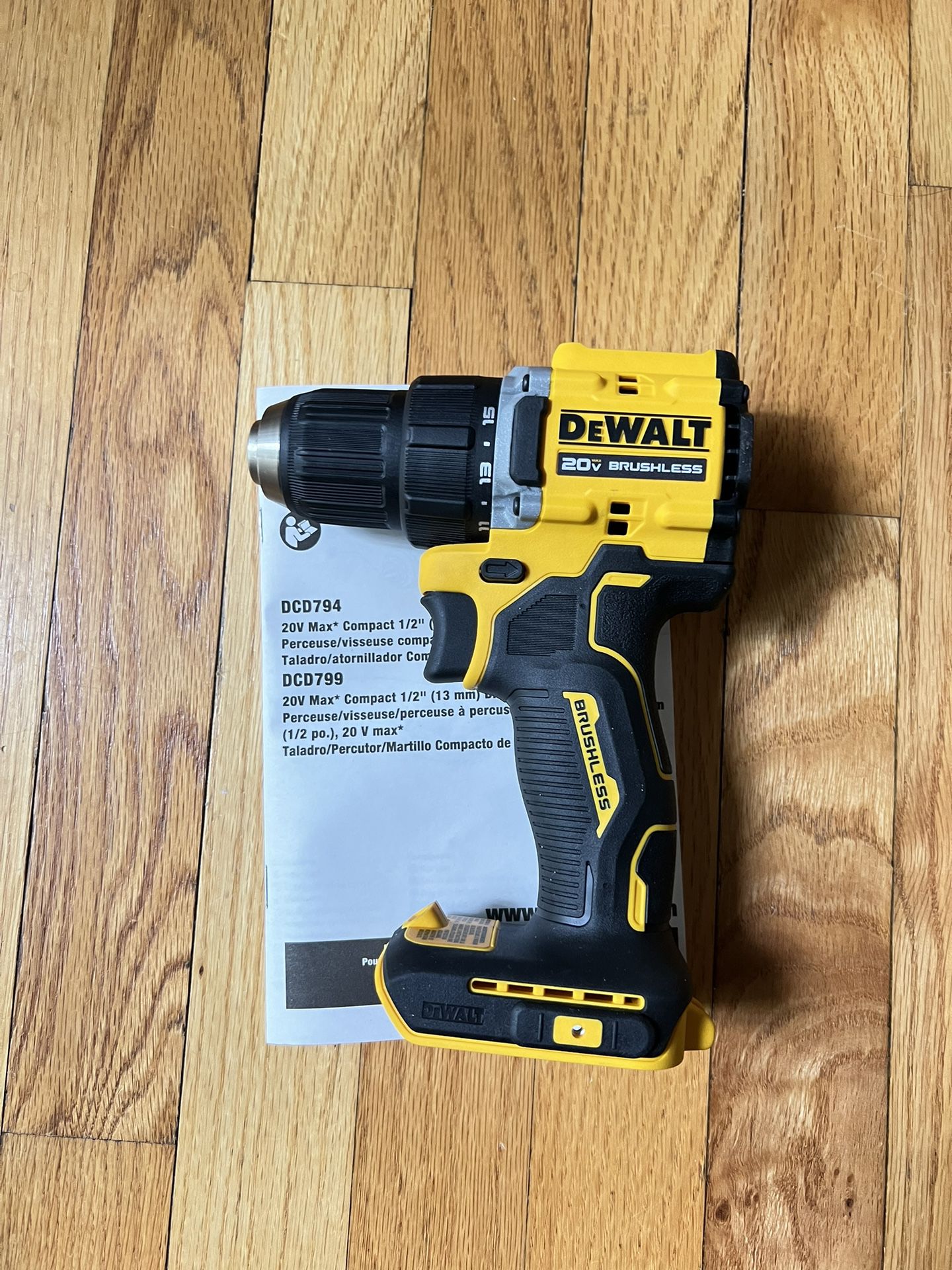 Dewalt 20V Brushless 1/2” Comact Drill/driver ( Tool Only)