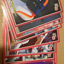 Action All-stars Baseball Cards 