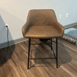 Brown Counter Chair 