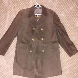 "VINTAGE BROWN CORTEFIEL SUEDE JACKET"