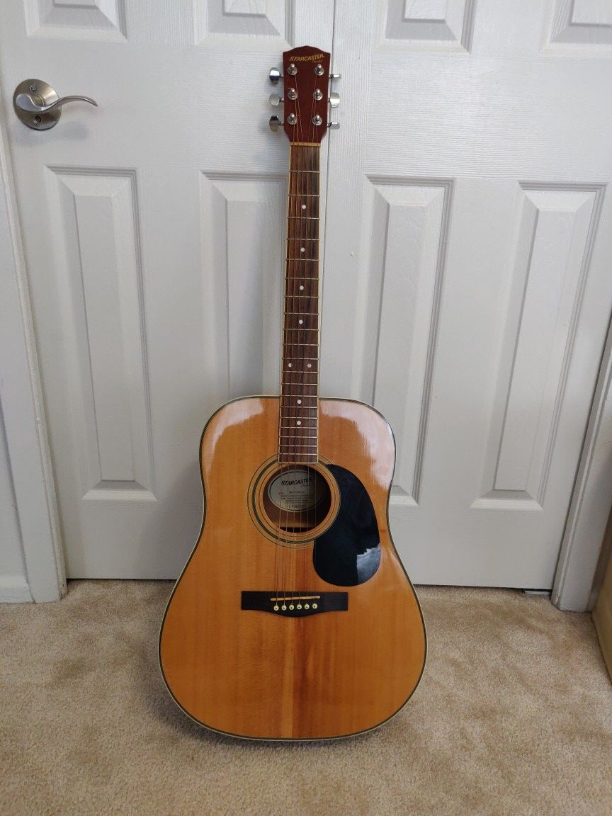 Fender Starcaster acoustic guitar.