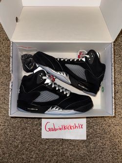 Jordan 5 Black Metallic Reimagined Size 9.5