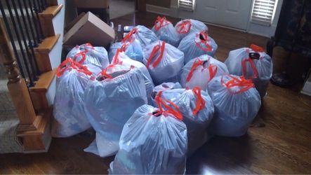 14 Bags Good Clean Condition Mixed Clothes Adults /Kids No Select No Dig No Pick No Choose.All 70$