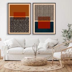 Vybe Interiors Patterns Canvas (Set of 2) in 24x32