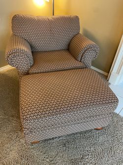 Chair and ottoman