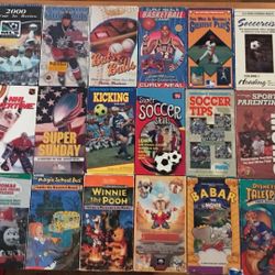 Lot of 90+ VHS Tapes