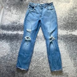Abercrombie &amp; Fitch High Rise Ripped  Jeans​ 