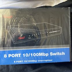 8 Port 10/100mbp Switch