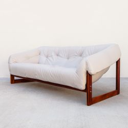 Percival Lafer MP-93 Three Seater Sofa, Brazilian Mid Century Modern