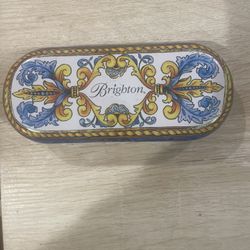 Brighton Decorative Metal Sunglass Case