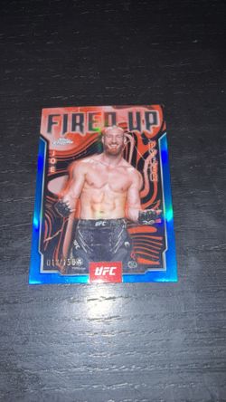 Joe Order Fired Up Blue Refractor /150