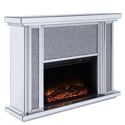 Electric Glam Mirrored Fireplace Brand New In Box Firm Price $760