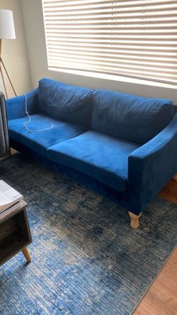 Blue couch