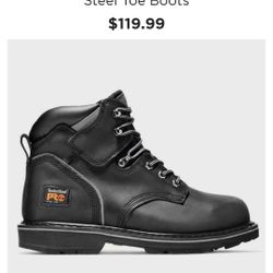Timberland Pro Pit Boss Steel Toe Work Boots Sz 14
