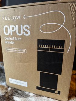 Fellow Opus Conical Burr Grinder Matte Black Electric Coffee Grinder C6-40