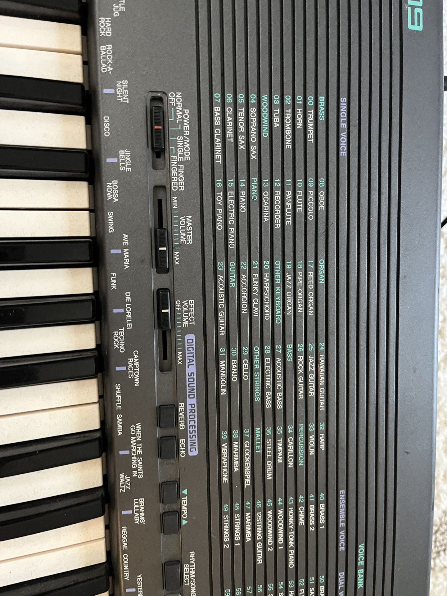 Yamaha PSR-19 With Charger- Work Great