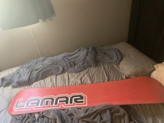 Snowboard and bindings