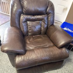 Leather Powered Recliner