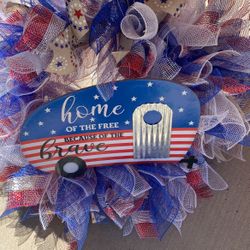 Fourth Of July Wreaths