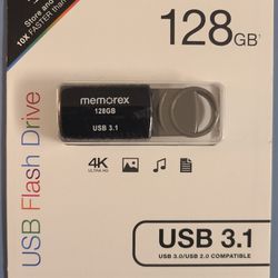 128GB USB 3.1 Flashdrive by Memorex
